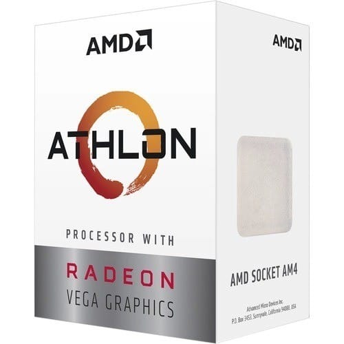 AMD Athlon 3000G Vega 3 Graphics AM4 Socket Processor