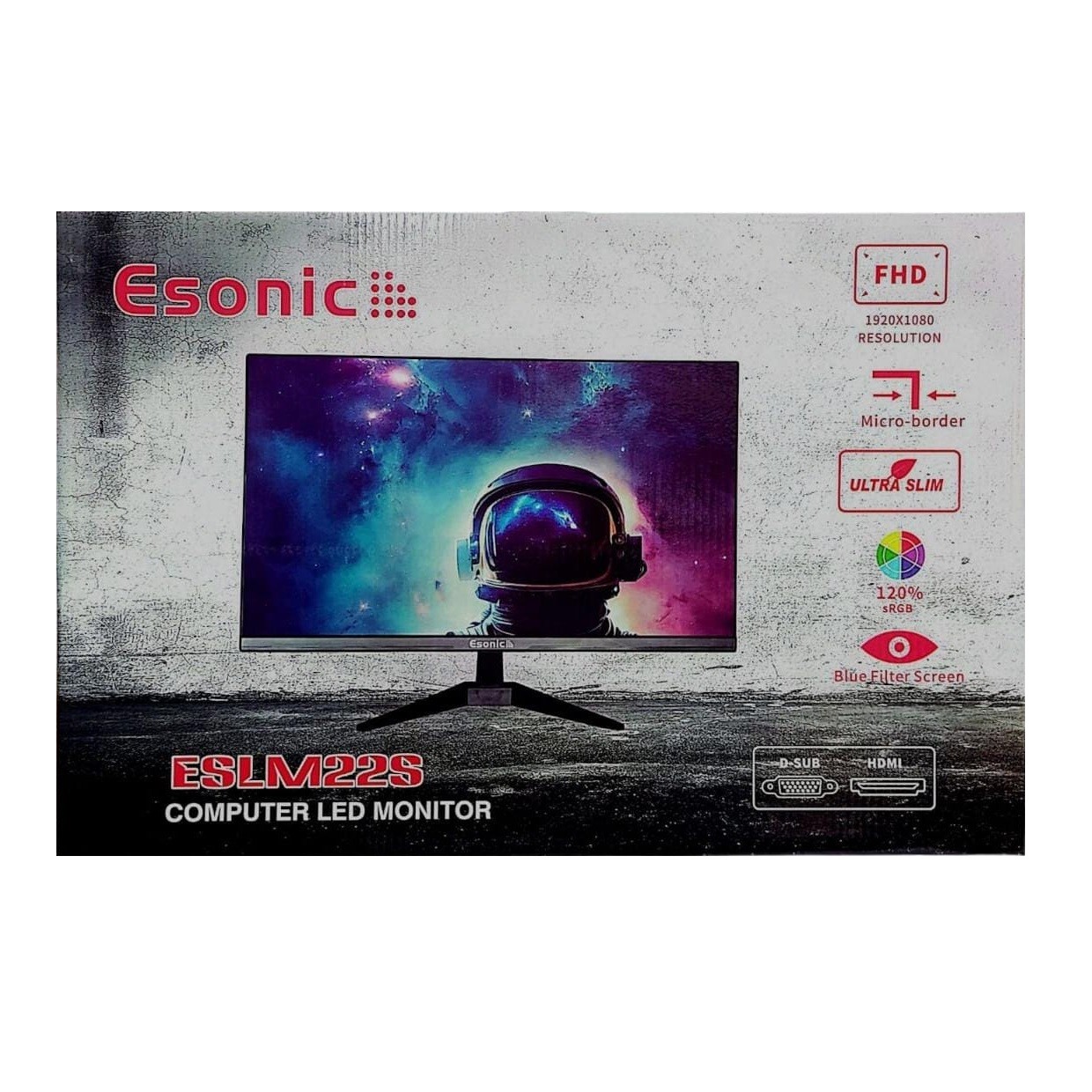 Esonic ESLM22S 22-Inch FHD Micro-border Monitor