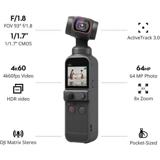 DJI Pocket 2 Handheld 4K Action Camera (2)