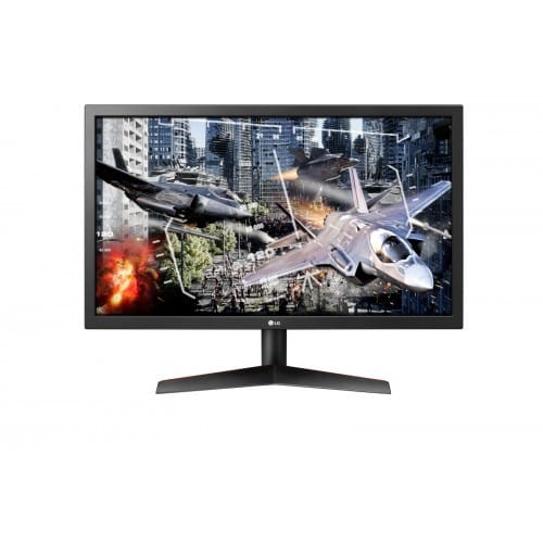 LG 24GL600F 23.6 Inch FHD (1920x1080) UltraGear Matte Black Gaming Monitor (HDMI 2, DP, Headphone)